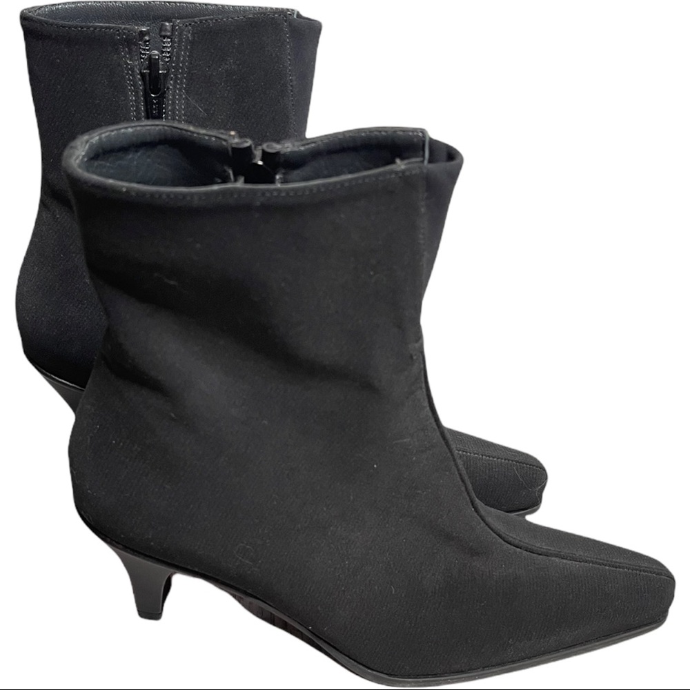 Stuart Weitzman Sleek Classic Microfiber Stretch … - image 8